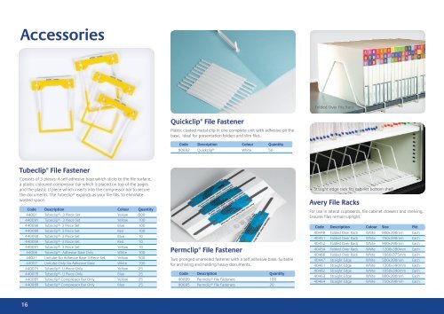 The Office Guys AVERY Smart Filing Solutions Catalogue