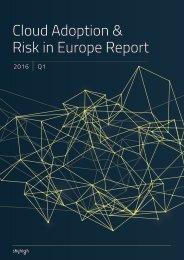 Risk in Europe Report