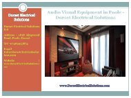 Audio Visual Equipment in Poole - Dorset Electrical Solutions