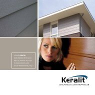 Brochure Keralit gevelpanelen en dakrandpanelen - Bakker Nijboer