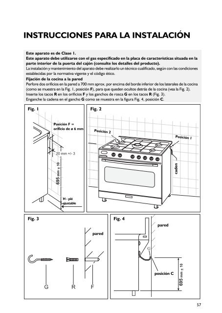 KitchenAid 30145172 PRO D70 AN - Cooker - 30145172 PRO D70  AN - Cooker ES (852340061000) Istruzioni per l'Uso