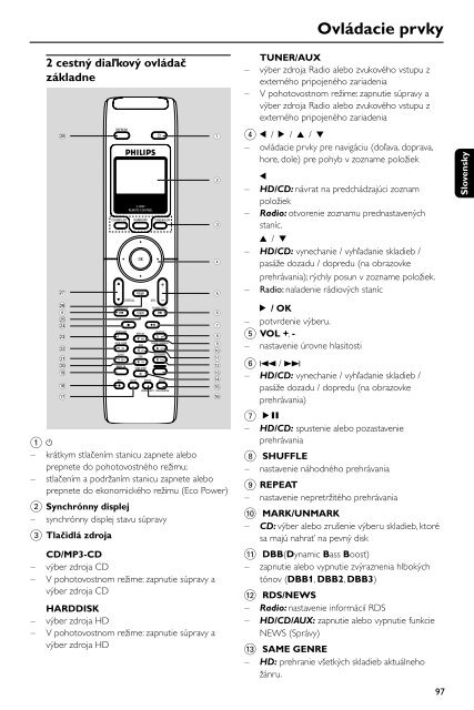 Philips Streamium Centre Streamium - Mode d&rsquo;emploi - SLK