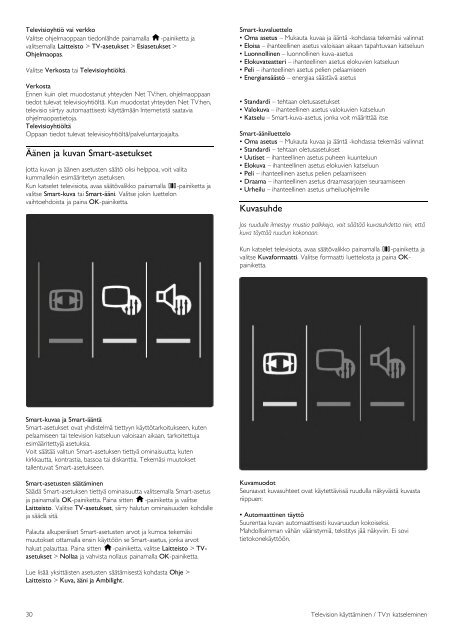 Philips T&eacute;l&eacute;viseur LED - Mode d&rsquo;emploi - FIN