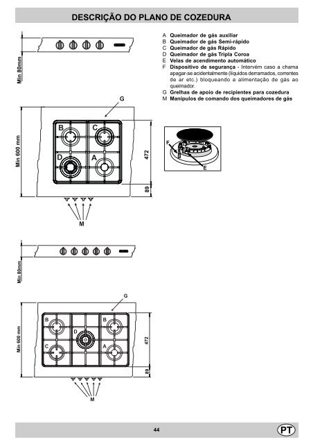 KitchenAid XBP 40TC SX 2V FB - Hob - XBP 40TC SX 2V FB - Hob EN (F030359) Istruzioni per l'Uso