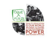 GIVE A FUTURE Annual Report