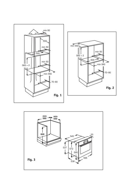 KitchenAid G2P 60C/01 SR/WH - Oven - G2P 60C/01 SR/WH - Oven PT (854188415000) Installazione