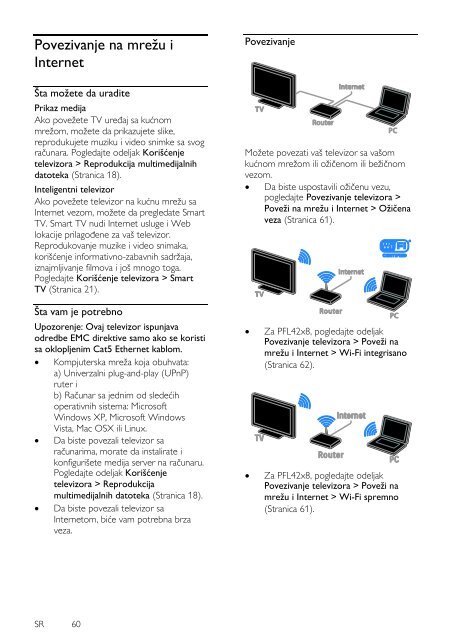 Philips 3200 series T&eacute;l&eacute;viseur LED Smart TV plat - Mode d&rsquo;emploi - SRP