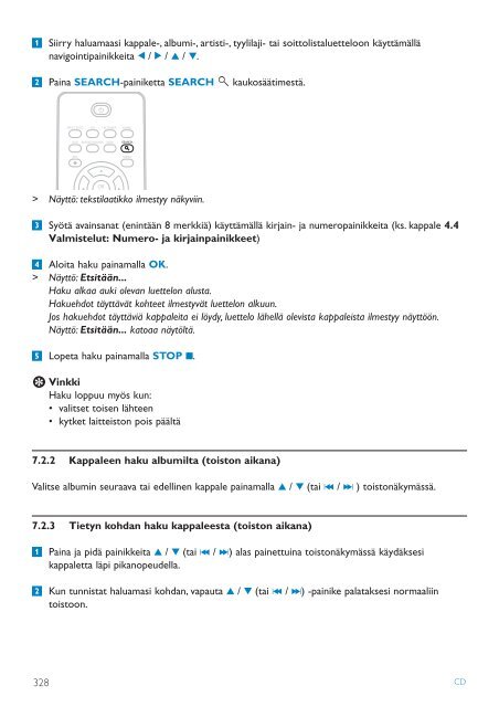 Philips Streamium Centre Streamium - Mode d&rsquo;emploi - FIN