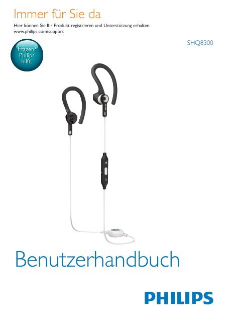 Philips Casque Sport Bluetooth - Mode d&rsquo;emploi - DEU