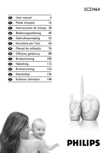 Philips Ãcoute-bÃ©bÃ© analogique - Mode dâemploi - ESP