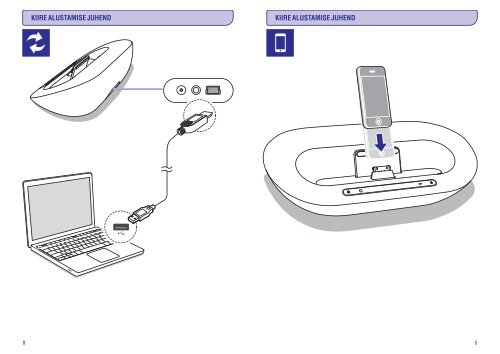 Philips Station d'accueil avec Bluetooth&reg; - Mode d&rsquo;emploi - EST