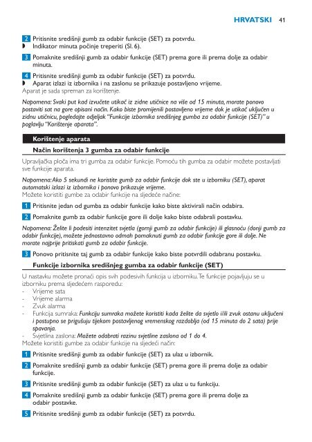 Philips &Eacute;veil Lumi&egrave;re - Mode d&rsquo;emploi - HRV