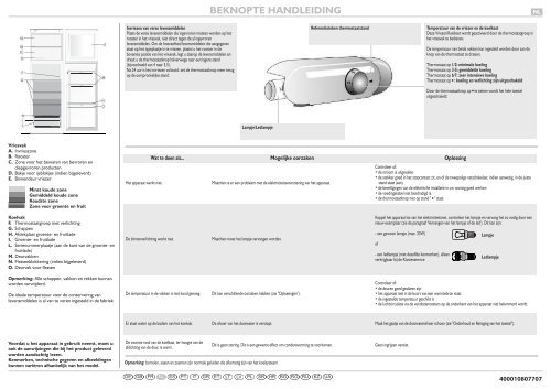 KitchenAid T 16 A1 D S/HA - Fridge/freezer combination - T 16 A1 D S/HA - Fridge/freezer combination NL (853903401510) Installazione