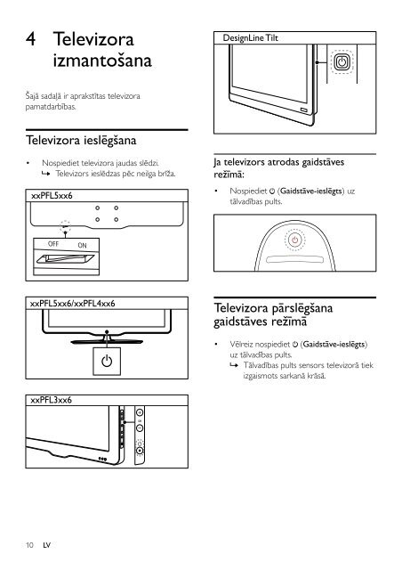 Philips 5000 series T&eacute;l&eacute;viseur LED - Mode d&rsquo;emploi - LAV