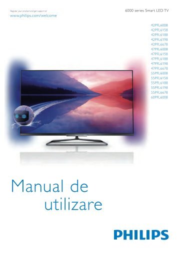 Philips 6000 series TÃ©lÃ©viseur LED Smart TV ultra-plat 3D - Mode dâemploi - RON