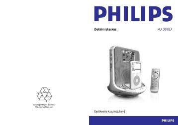 Philips Radio-rÃ©veil pour iPod/iPhone - Mode dâemploi - EST