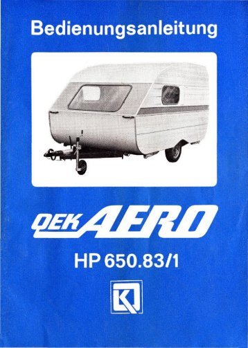 Bedienungsanleitung QEK AERO HP 650.83/1 - Henschelsoft