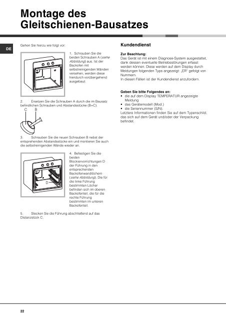 KitchenAid F 1002.1 IX - Oven - F 1002.1 IX - Oven EN (F038402) Istruzioni per l'Uso