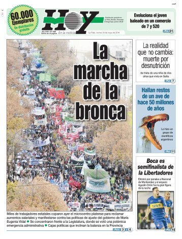 La marcha de la bronca