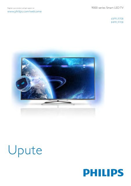 Philips 9000 series T&eacute;l&eacute;viseur LED Smart TV ultra-plat - Mode d&rsquo;emploi - HRV