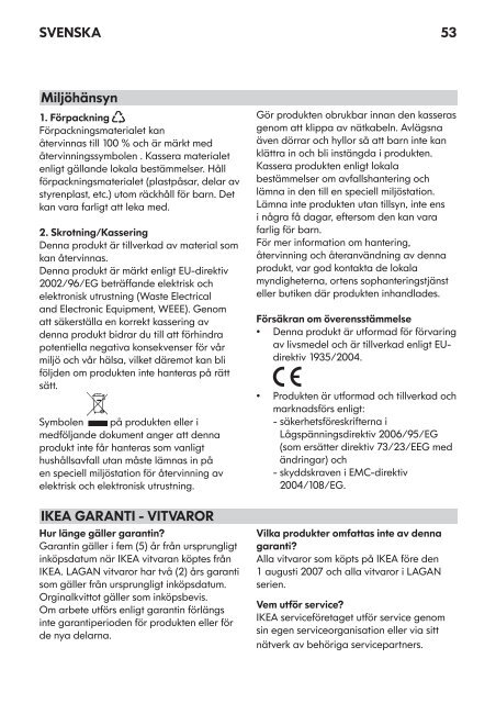 KitchenAid UC FZ 80 - Freezer - UC FZ 80 - Freezer SV (850785196000) Istruzioni per l'Uso