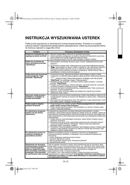 KitchenAid 7,172,047 - Washing machine - 7,172,047 - Washing machine PL (859233116700) Istruzioni per l'Uso