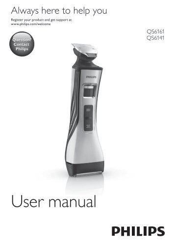 Philips StyleShaver Styleshaver Ã©tanche - Mode dâemploi - EST