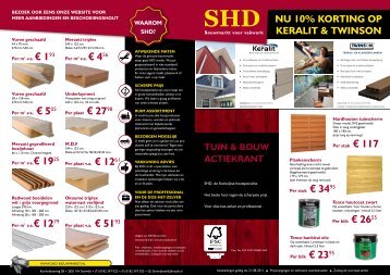 Tuin & bOuW - SHD Bouwmarkt