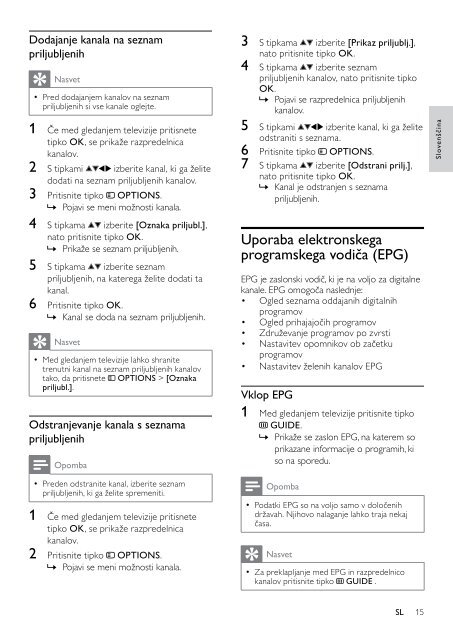 Philips TV LCD - Mode d&rsquo;emploi - SLV