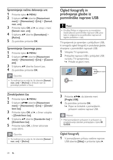 Philips TV LCD - Mode d&rsquo;emploi - SLV