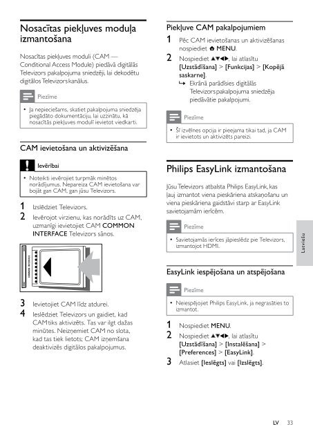 Philips TV LCD - Mode d&rsquo;emploi - LAV