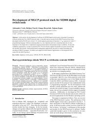 Development of MGCP protocol stack for SI2000 digital ... - CiteSeer