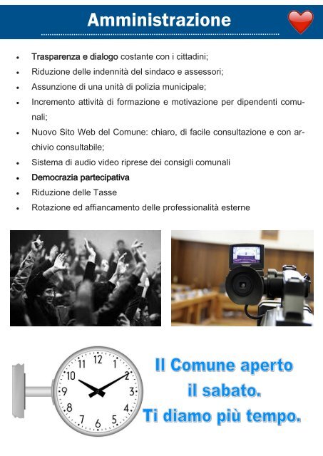 Programma Elettorale Movimento Lama VIVA