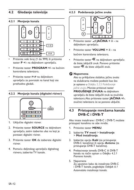 Philips TV LCD - Mode d&rsquo;emploi - SRP