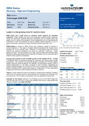 Template for HA Research Notes - ISRA VISION AG