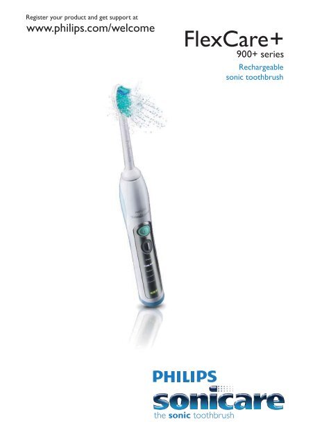 Philips Sonicare FlexCare+ Brosse &agrave; dents &eacute;lectrique - Mode d&rsquo;emploi - RUS