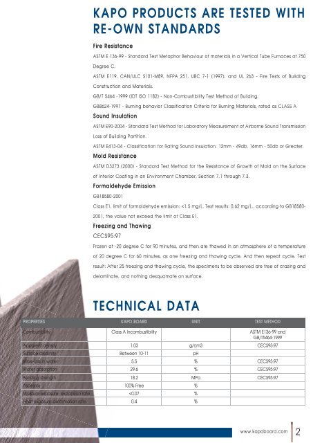 Catalogue (PDF) - KAPO BOARD