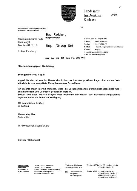 4 Bestandsaufnahme, -analyse und - Familie Spiegel in Radeberg