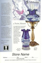 2004 Fenton Art Glass Catalog