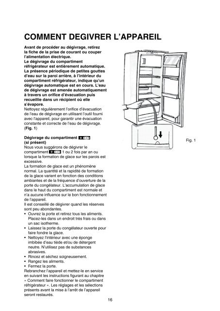 KitchenAid 5100600015 - Refrigerator - 5100600015 - Refrigerator FR (855164116020) Istruzioni per l'Uso