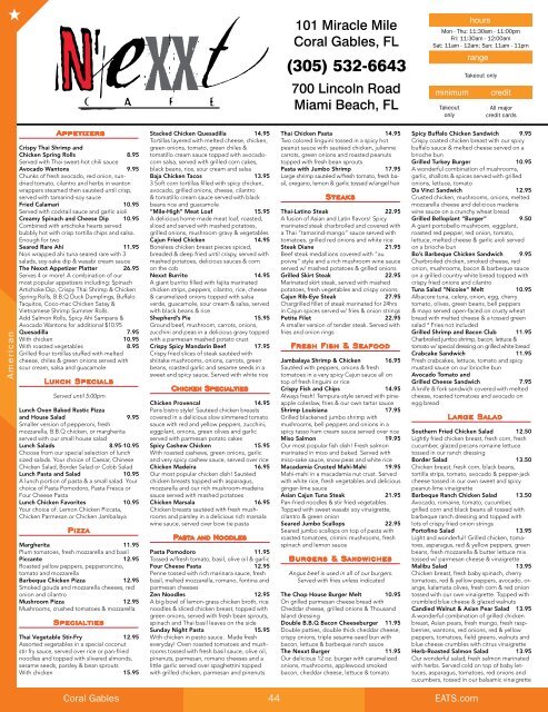 THE OFFICIAL UM MENU GUIDE - Local Restaurants, Online Menu ...