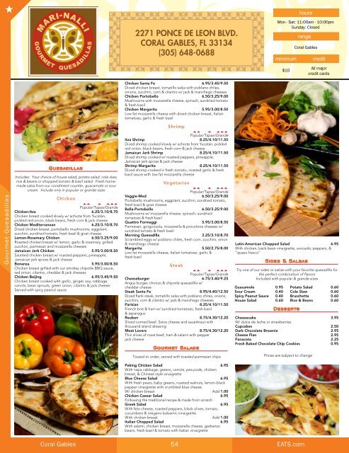 THE OFFICIAL UM MENU GUIDE - Local Restaurants, Online Menu ...