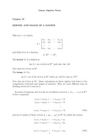 Inner Product Spaces Linear Algebra Notes