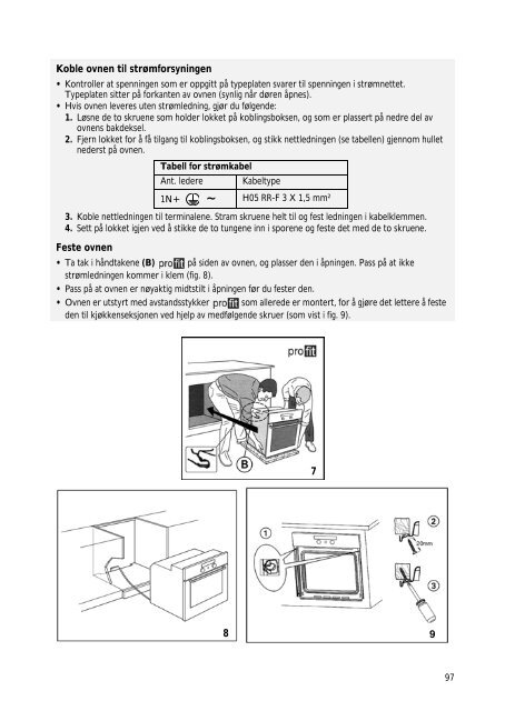 KitchenAid 80123002 - Oven - 80123002 - Oven NO (857921101500) Istruzioni per l'Uso