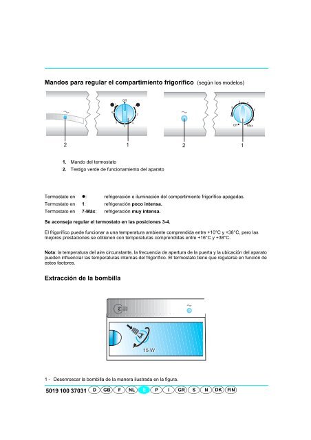 KitchenAid A 331/G - Refrigerator - A 331/G - Refrigerator ES (853918201000) Scheda programmi