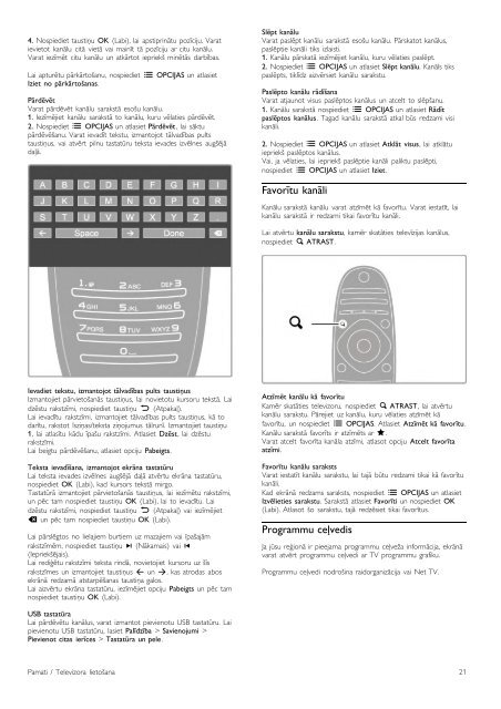 Philips 8000 series T&eacute;l&eacute;viseur LED Smart TV - Mode d&rsquo;emploi - LAV