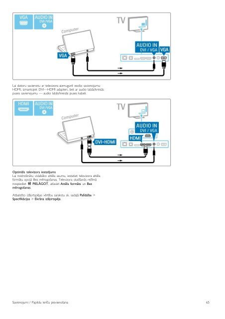 Philips 8000 series T&eacute;l&eacute;viseur LED Smart TV - Mode d&rsquo;emploi - LAV