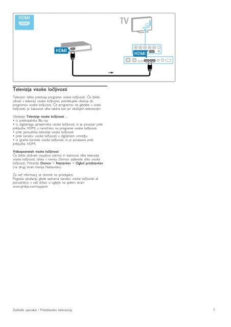 Philips 8000 series T&eacute;l&eacute;viseur LED Smart TV - Mode d&rsquo;emploi - SLV