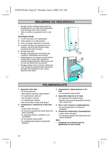 KitchenAid A 305/M - Refrigerator - A 305/M - Refrigerator NO (853986401000) Istruzioni per l'Uso