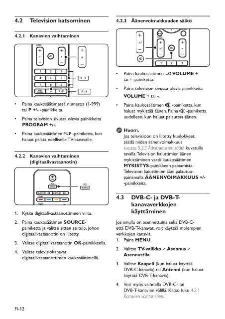 Philips TV LCD - Mode d&rsquo;emploi - FIN